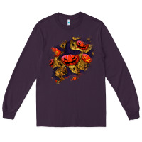 Plum halloween pumpkin patch  2 Long Sleeve Tee - BundleAndBundleShop