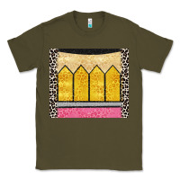 Army Green glitter pencil Classic Tee - CowGirlArtShop