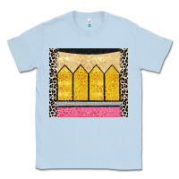 Dusty Blue glitter pencil Classic Tee - CowGirlArtShop