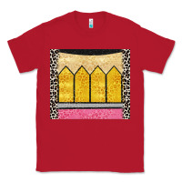 Red glitter pencil Classic Tee - CowGirlArtShop