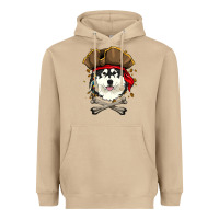 Mushroom alaskan malamute pirate dog halloween Heavyweight Hoodie - linhVisuals