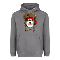 Storm alaskan malamute pirate dog halloween Heavyweight Hoodie - linhVisuals