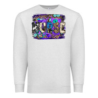 Oatmeal Heather nurse halloween Premium Sweatshirt - JahusDesignShop