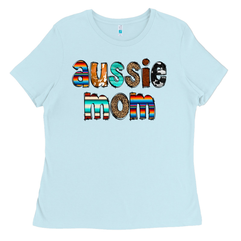 Aussie Mom Ladies Tee by CowCowDesign | Teevron
