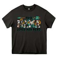 Asphalt this mama loves her herd goats Heavy Core Tee - Jasminsmagicworld