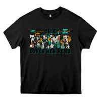 Black this mama loves her herd goats Heavy Core Tee - Jasminsmagicworld