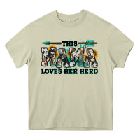 Mossy this mama loves her herd goats Heavy Core Tee - Jasminsmagicworld