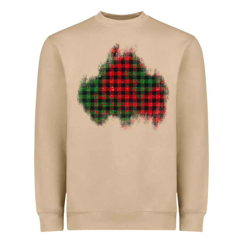 Christmas Glitter Patch Heavyweight Sweatshirt by AdoDesignShop | Teevron