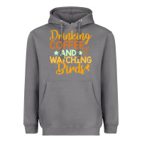 Storm drinking coffee watching birds funny Heavyweight Hoodie - linhVisuals