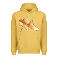 Antique Gold Goldfish Premium Hoodie - LillyAllenDesigns