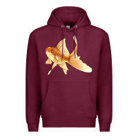Burgundy Goldfish Premium Hoodie - LillyAllenDesigns