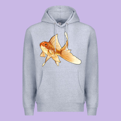 Goldfish Premium Hoodie Designed By Lillyallendesigns