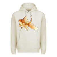 Oatmeal Heather Goldfish Premium Hoodie - LillyAllenDesigns