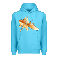 Ocean Blue Goldfish Premium Hoodie - LillyAllenDesigns