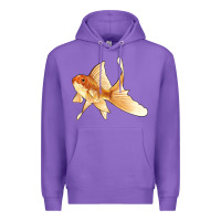 Purple Goldfish Premium Hoodie - LillyAllenDesigns