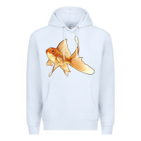 White Goldfish Premium Hoodie - LillyAllenDesigns