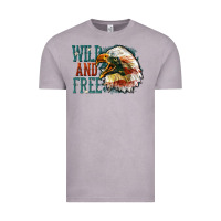 Vintage Zinc Wild and free Vintage Tee - FaDigitalArtStudio