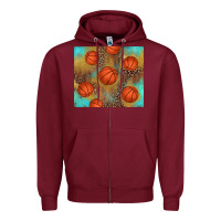Burgundy western basketball Zipper Hoodie - AdoDesignShop