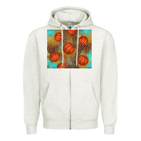 Oatmeal Heather western basketball Zipper Hoodie - AdoDesignShop