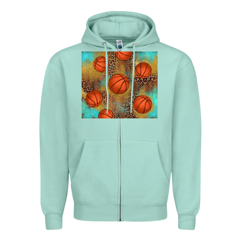 Western Basketball Zipper Hoodie by AdoDesignShop | Teevron