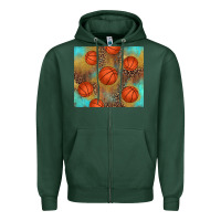 Sports Green western basketball Zipper Hoodie - AdoDesignShop