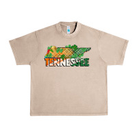 French Oak tennessee map st patricks day Urban Heavy Tee - FaDigitalArtStudio