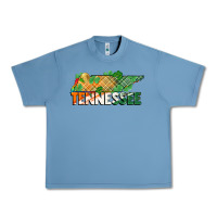 Pebble Blue tennessee map st patricks day Urban Heavy Tee - FaDigitalArtStudio