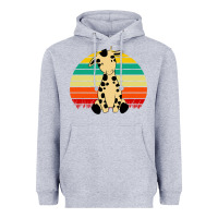 Heather Grey africa animals african safari retro Heavyweight Hoodie - linhVisuals