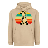 Mushroom africa animals african safari retro Heavyweight Hoodie - linhVisuals