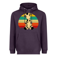 Plum africa animals african safari retro Heavyweight Hoodie - linhVisuals