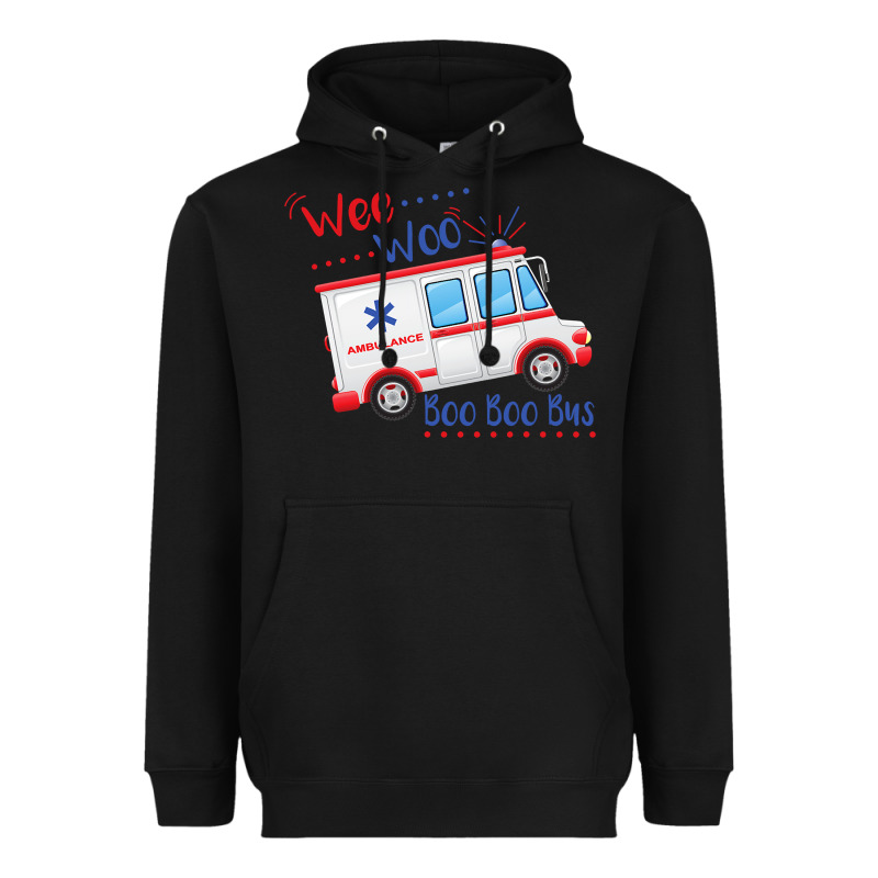 Emt Paramedic Wee Woo Ambulance Boo Heavyweight Hoodie by linhVisuals | Teevron
