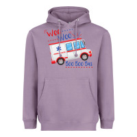 Lavender emt paramedic wee woo ambulance boo Heavyweight Hoodie - linhVisuals