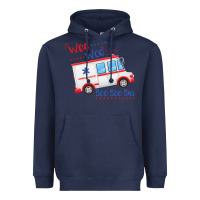 Navy emt paramedic wee woo ambulance boo Heavyweight Hoodie - linhVisuals