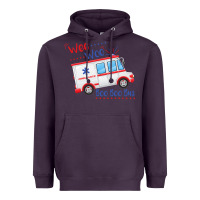 Plum emt paramedic wee woo ambulance boo Heavyweight Hoodie - linhVisuals