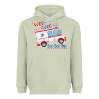 Matcha emt paramedic wee woo ambulance boo Heavyweight Hoodie - linhVisuals