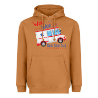 Meerkat emt paramedic wee woo ambulance boo Heavyweight Hoodie - linhVisuals