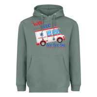 Sage emt paramedic wee woo ambulance boo Heavyweight Hoodie - linhVisuals