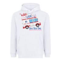 White emt paramedic wee woo ambulance boo Heavyweight Hoodie - linhVisuals