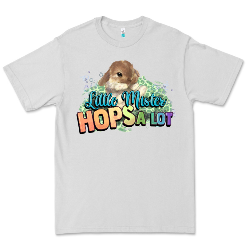 Little Mister Hops A Lot Easter Day Premium Tee by HowdyJamesFarm | Teevron