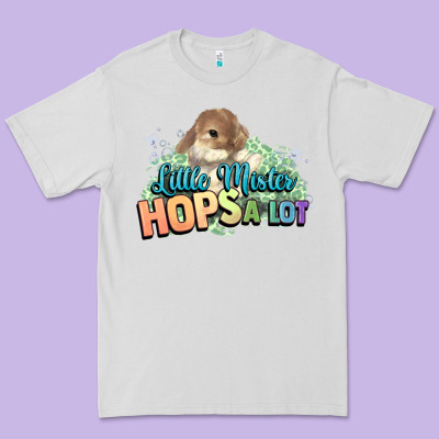 Little Mister Hops A Lot Easter Day Premium Tee Designed By Howdyjamesfarm
