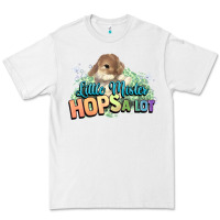 White Little mister hops a lot Easter day Premium Tee - HowdyJamesFarm