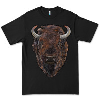 Black american bison Premium Tee - RanaPortraitStore