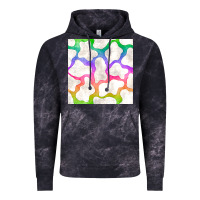 Cloud Black watercolor rainbow cow seamless pattern Vintage Hoodie - BundleAndBundleShop