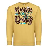 Antique Gold nurse on duty Premium Sweatshirt - JahusDesignShop