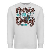 Dove Grey nurse on duty Premium Sweatshirt - JahusDesignShop