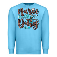 Ocean Blue nurse on duty Premium Sweatshirt - JahusDesignShop