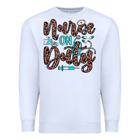 White nurse on duty Premium Sweatshirt - JahusDesignShop