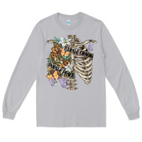 Moon Dust inhale peace exhale chaos chest Long Sleeve Tee - FaDigitalArtStudio