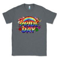 Charcoal Heather Pride day Classic Tee - CowGirlArtShop