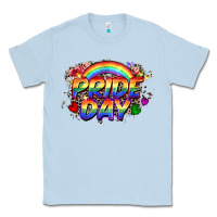 Dusty Blue Pride day Classic Tee - CowGirlArtShop